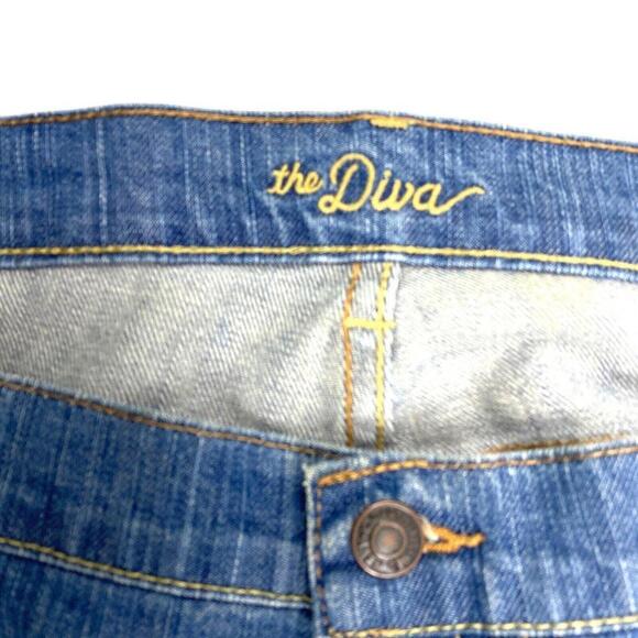 Old Navy The Diva Skinny Distressed Women's size 20 Medium Blue Denim Jeans - Picture 3 of 4